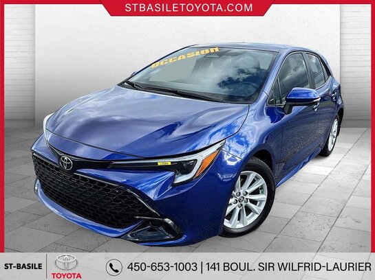TOYOTA Corolla Hatchback 2023 2023 Bleu